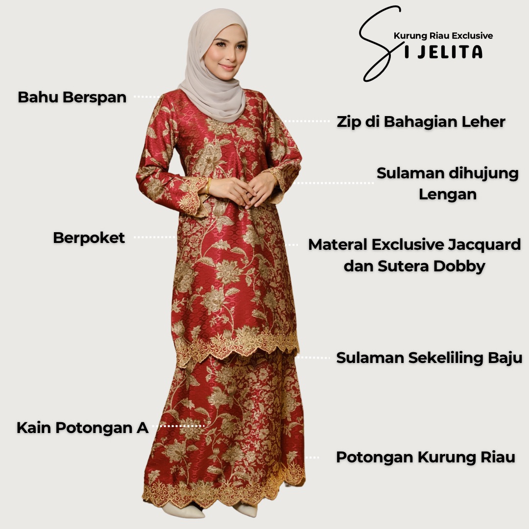 Baju Kurung Riau Si Jelita - Image 4